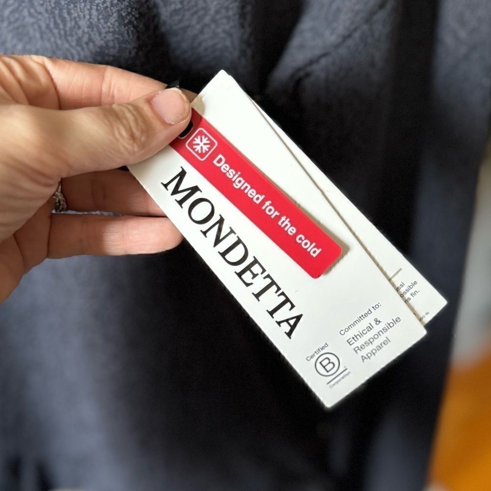 MONDETTA NWT black cold gear 1/4 zip long sleeve top - Picture 5 of 10